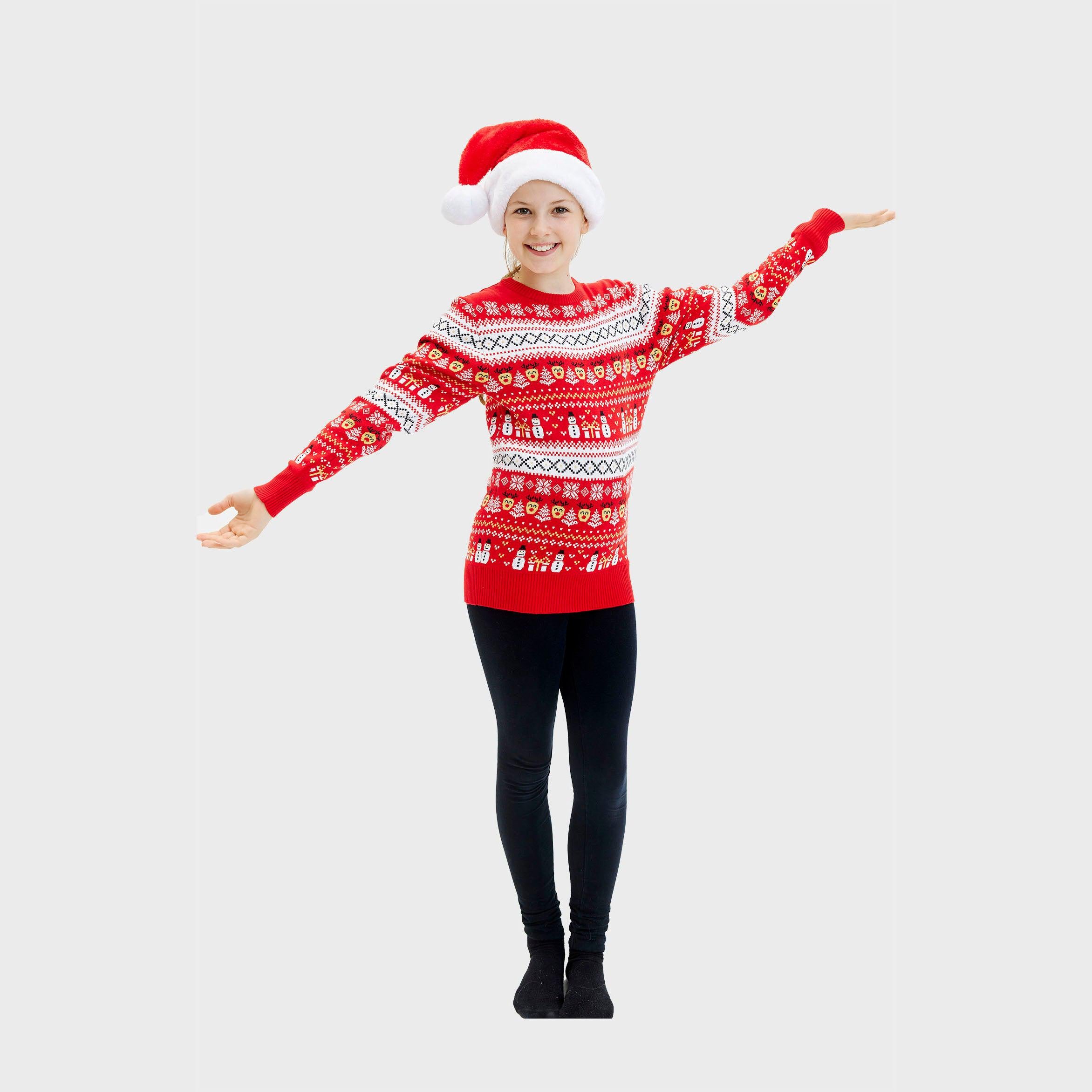 The Reinstyle Sweater Rød - Barn.